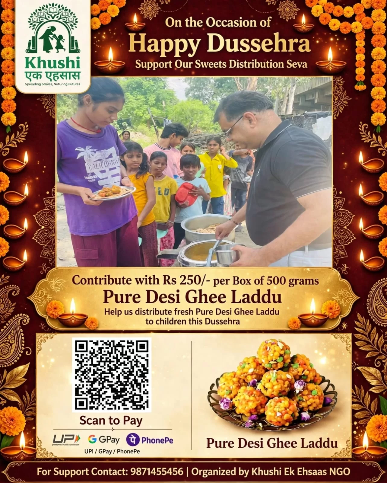 Contribute for Dusshera Sweets