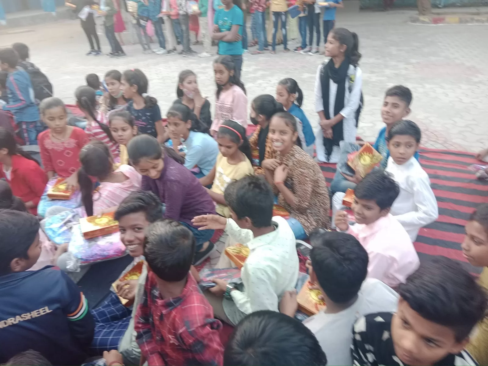 Dushhera Sweets Distribution to children