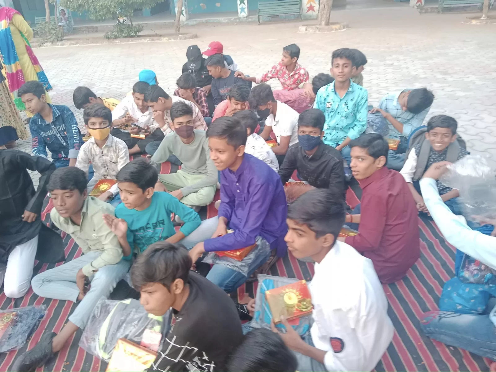Dushhera Sweets Distribution to children