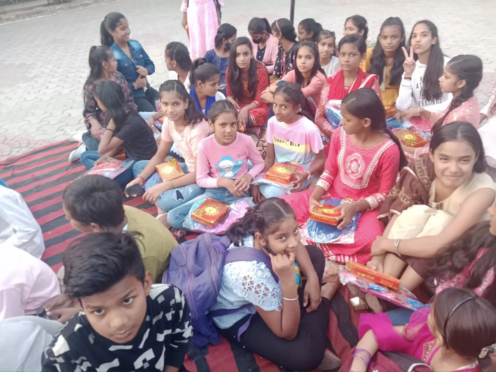 Dushhera Sweets Distribution to children