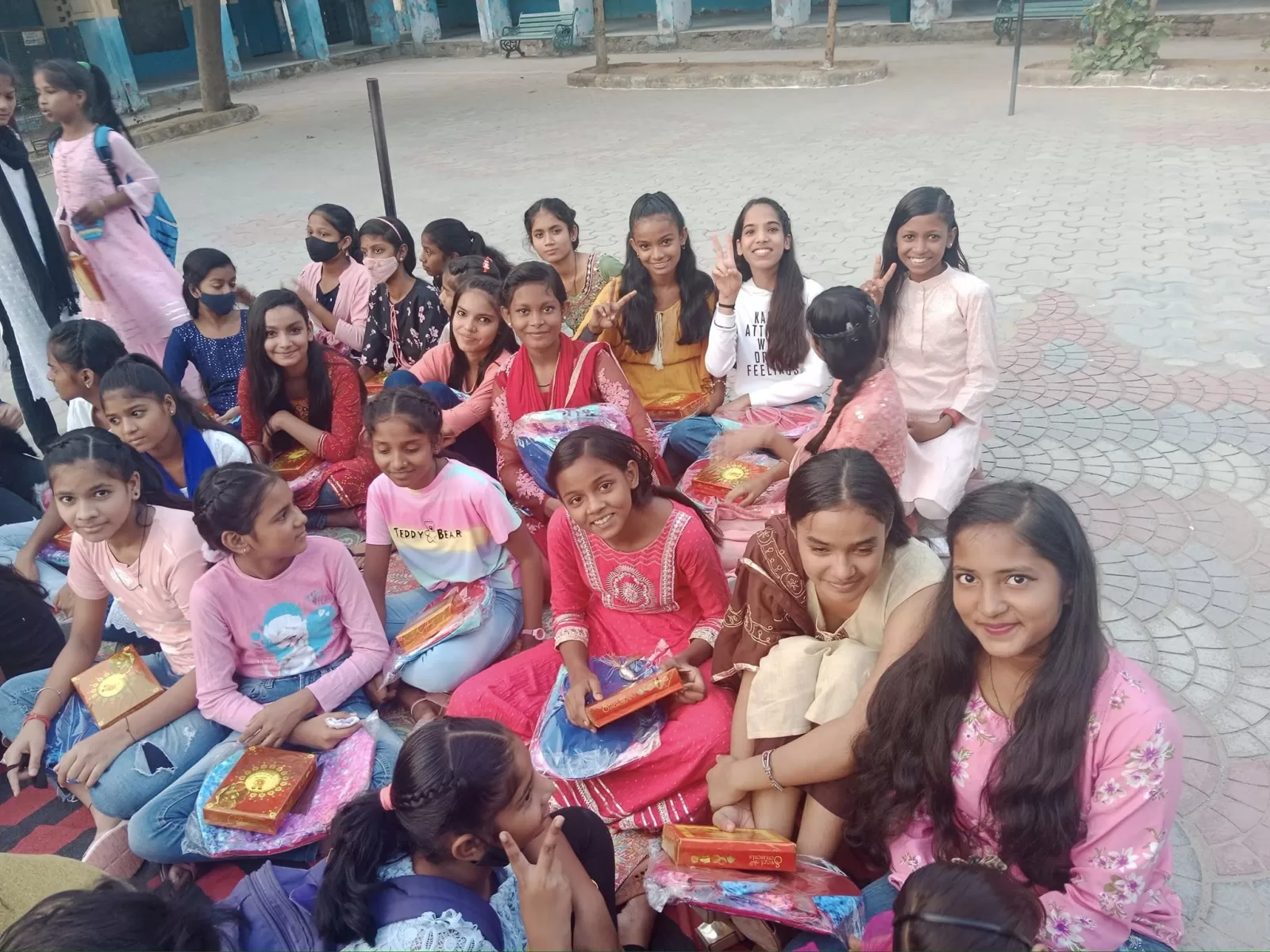 Dushhera Sweets Distribution to children